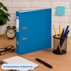 Папка-регистратор ECONOMY PLUS 50мм,син,ПБП1,карм.кор,мет.уг Папка-регистратор ECONOMY PLUS 50мм,син,ПБП1,карм.кор,мет.уг - фото 13