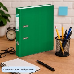 Папка-регистратор ECONOMY PLUS 50мм,зел,ПБП1,карм.кор,мет.уг Папка-регистратор ECONOMY PLUS 50мм,зел,ПБП1,карм.кор,мет.уг - фото 13