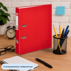 Папка-регистратор ECONOMY PLUS 50мм,крас,ПБП1,карм.ко,мет.уг Папка-регистратор ECONOMY PLUS 50мм,крас,ПБП1,карм.ко,мет.уг - фото 12