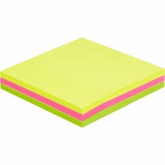 Стикеры Attache Selection с клеев. краем 76х76, неон, 3 цвета 50х3 - фото 2