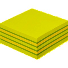 Стикеры Attache Selection куб 76х76, розовый 400 л - фото 3