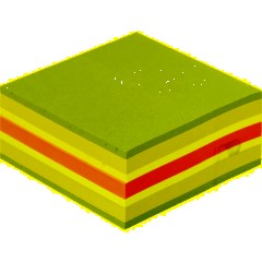 Стикеры миникуб 51х51, клубничный микс 250 л - фото 3