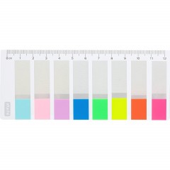 Клейкие закладки пласт. 8цв.по 15л. 45ммх12 Attache Selection Клейкие закладки пласт. 8цв.по 15л. 45ммх12 Attache Selection - фото 2