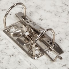 Папка-регистратор 50мм мрамор, черн. (фикс.мех)бум/бум,мет.уг - фото 2