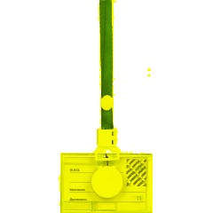 Бейдж Promega office горизонтальный с рулеткой, разм вклад 85х54 - фото 4