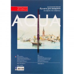 Папка для рисования акварелью ПРОФ,А3,7л,блок с хлопк,ГОЗНАК 200гр,4-073Д Папка для рисования акварелью ПРОФ,А3,7л,блок с хлопк,ГОЗНАК 200гр,4-073Д - фото 6