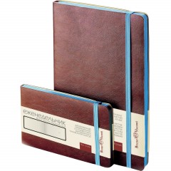 Ежедневник недатированный коричневый А5  MEGAPOLIS SOFT 3-470/06 - фото 3