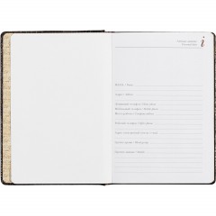 Ежедневник недатированный коричневый  А5+ СAIMAN 3-494 Д - фото 9