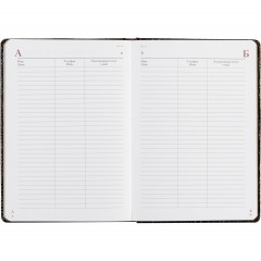 Ежедневник недатированный коричневый  А5+ СAIMAN 3-494 Д - фото 20