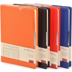 Ежедневник недатированный черный А5  METROPOL  3-491/03 - фото 5