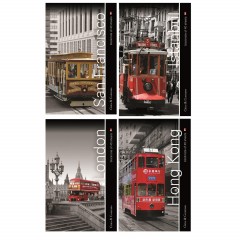 Блокнот ГОРОДА А5 40л на гребне в ассорт 3-40-463 Д - фото 2