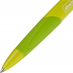 Ручка шариковая автомат. Attache Sun Flower,зел корп,син,масл,манж - фото 2