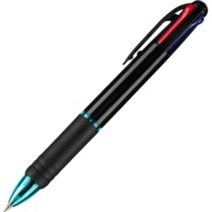 Ручка шариковая автомат. Attache Luminate, 4 цвета,манж - фото 5