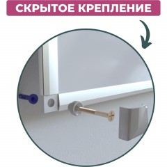 Доска магнитно-маркерная с линовкой Attache Line ПЛАНЕР 60х90 лак ал. рама - фото 5