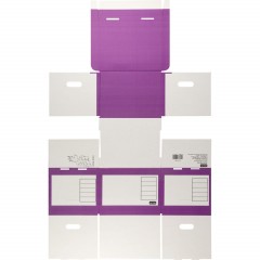 Короб архивный с откидной крышкой 410х350 х300 - фото 6