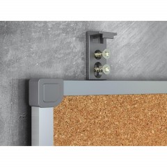 Доска для информации комб.пробков/магн-маркерная лак 60х90см алюм.ра Combo - фото 6