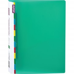 Скоросшиватель пластиковый с пруж.мех. Attache Diagonal зеленый - фото 2