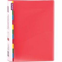 Скоросшиватель пластиковый с пруж.мех. Attache Diagonal красный - фото 2