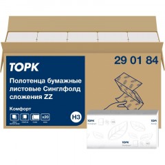 Полотенца бумажные д/дрТорк/TellusН3КомфортZZ2сл.200л20шт/уп290184Синглфолд Полотенца бумажные д/дрТорк/TellusН3КомфортZZ2сл.200л20шт/уп290184Синглфолд - фото 2