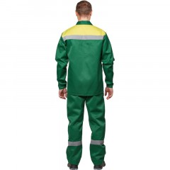 Костюм рабочий летний муж л02-КПК кур/пк зел/желт 56-58/182-188 Костюм рабочий летний муж л02-КПК кур/пк зел/желт 56-58/182-188 - фото 5