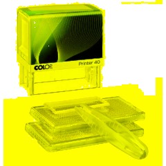 Штамп самонаборный 6стр. 40-Set-F NEW!59х23 рам. - фото 2