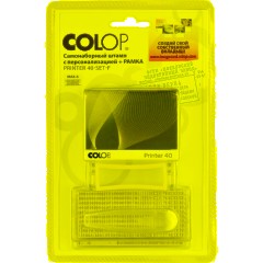 Штамп самонаборный 6стр. 40-Set-F NEW!59х23 рам. - фото 3