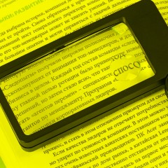 Лупа складная с подсветкой, Attache Selection, увелич. х2/4, линза50х96мм - фото 8