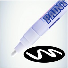 Маркер лаковый MunHwa 4 мм белый - фото 3