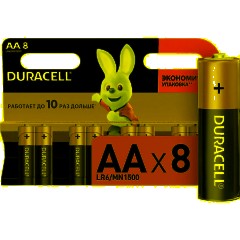 Батарейка DURACELL BASIC АА/LR6-8BL