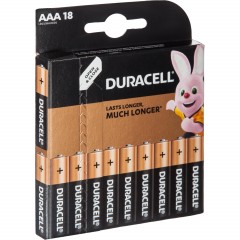 Батарейка DURACELL BASIC ААA/LR03-18BL Батарейка DURACELL BASIC ААA/LR03-18BL - фото 2