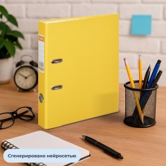 Папка-регистратор ECONOMY PLUS, 50мм,желт,ПБП1,карм.кор,мет.уг Папка-регистратор ECONOMY PLUS, 50мм,желт,ПБП1,карм.кор,мет.уг - фото 13
