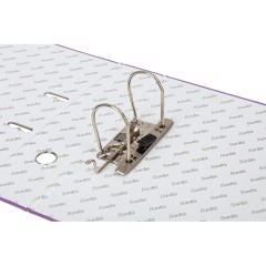 Папка-регистратор ECONOMY PLUS 80мм,фиол,ПБП1,карм.кор,мет.уг - фото 2