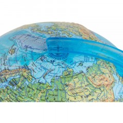 Глобус Физико-политический с подсв. рельефный,250мм, Ке022500195 - фото 8