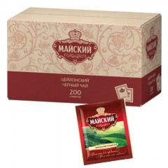 Чай Майский черный 2гx200 сашет 14286 Чай Майский черный 2гx200 сашет 14286 - фото 4
