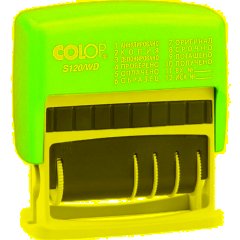 Датер автоматический с 12 бух.терминами 3,8мм S120/WD (аналог 4817) Colop - фото 2