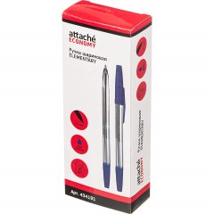 Ручка шариковая неавтомат. Attache Economy Elementary 0,5мм синий ст - фото 3