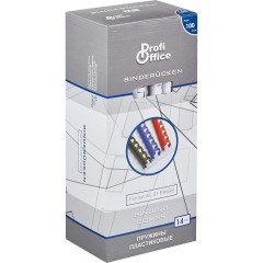 Пружины для переплета пластиковые ProfiOffice 14мм, белые 100шт/уп. Пружины для переплета пластиковые ProfiOffice 14мм, белые 100шт/уп. - фото 3