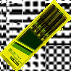 Маркер для глянц.поверх. EDDING E-140 S/4 (0,3мм) набор 4цв.