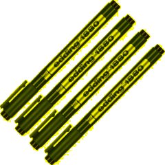 Набор линеров EDDING E-1880/4S (0.25,0.35,0.5,0.7) набор 4 шт. черный д/че