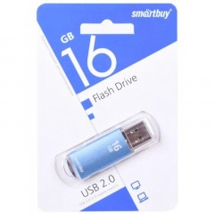 Флеш-память Smartbuy V-Cut, 16Gb, USB 2.0, син, SB16GBVC-B Флеш-память Smartbuy V-Cut, 16Gb, USB 2.0, син, SB16GBVC-B - фото 3