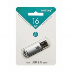 Флеш-память Smartbuy V-Cut, 16Gb, USB 2.0, сереб, SB16GBVC-S Флеш-память Smartbuy V-Cut, 16Gb, USB 2.0, сереб, SB16GBVC-S - фото 3