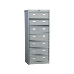 Картотека ПРАКТИК AFC-07 шкаф 7 секцион. А5, 515х631х1327 - фото 3