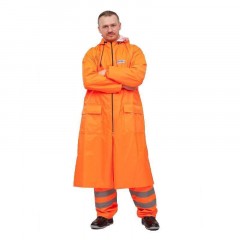 Плащ влагозащитный ПВХ Poseidon орж 60-62/182-188 Плащ влагозащитный ПВХ Poseidon орж 60-62/182-188 - фото 2