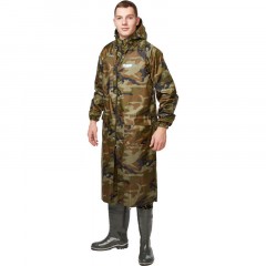 Плащ влагозащитный ПВХ Hunter зл.КМФ 60-62/182-188 Плащ влагозащитный ПВХ Hunter зл.КМФ 60-62/182-188 - фото 3