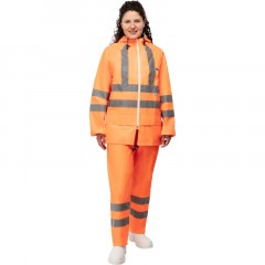 Костюм влагозащитный сигнальный ПВХ Ext-V орж СОП 52-54/170-176 - фото 16