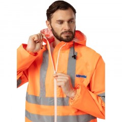 Костюм влагозащитный сигнальный ПВХ Ext-V орж СОП 56-58/182-188 - фото 8