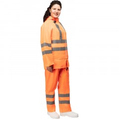 Костюм влагозащитный сигнальный ПВХ Ext-V орж СОП 56-58/182-188 - фото 17