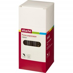 Ручка шариковая неавтомат. Attache Corvet красная, 0,7мм - фото 3