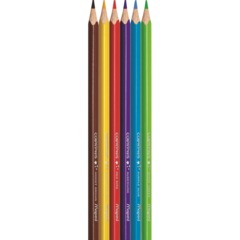 Карандаши цветные Maped COLOR'PEPS STAR,трехгранные,дерево,6 цв/наб,832002 - фото 2