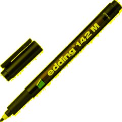 Маркер для глянц.поверх. EDDING E-142 M/4 (1мм) набор 4цв.